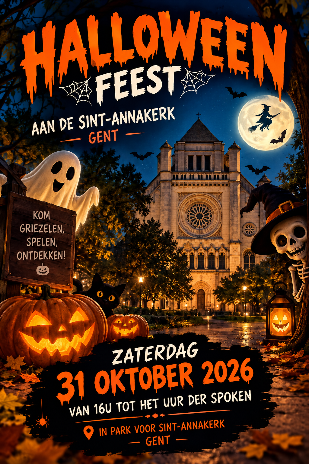 Halloween in het Sint-Annapark