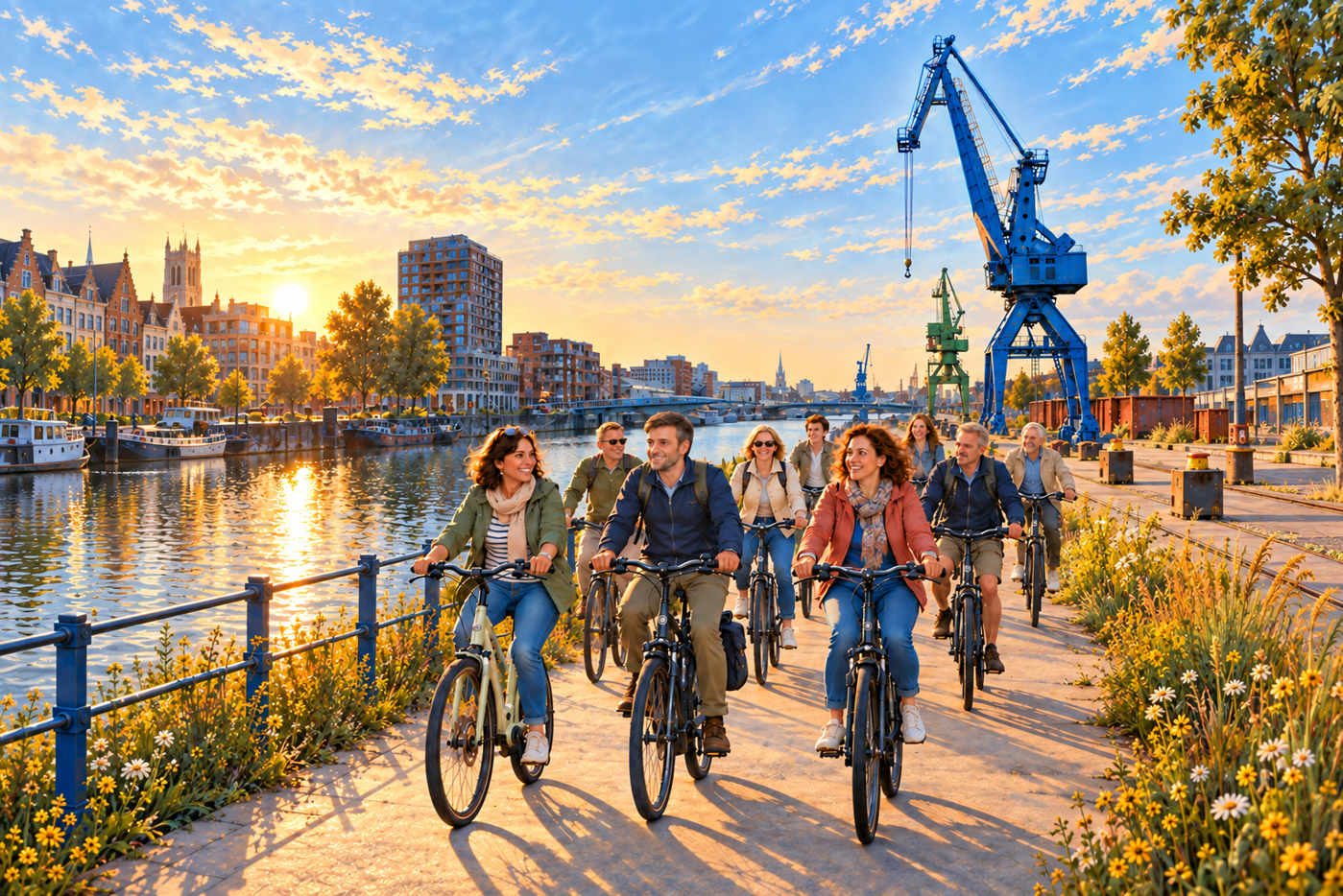 🚴‍♂️ Fietstocht naar de Gentse haven – ontdek wat achter de stad schuilt