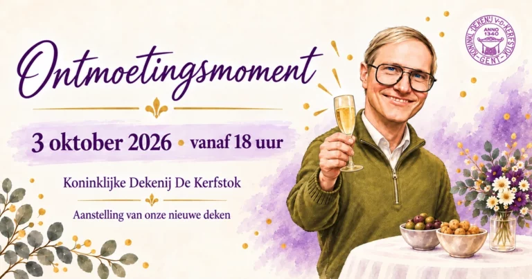 Aanstelling van onze nieuwe Deken en ontmoetings moment