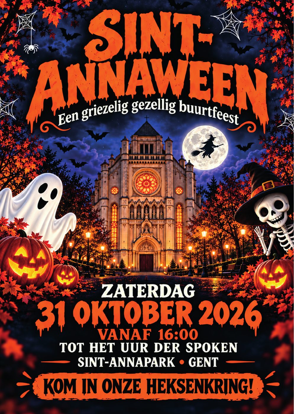 Sint-Annaween: Halloween in het Sint-Annapark